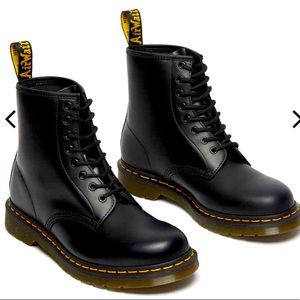 Black Dr.Martens Boots, size 8.